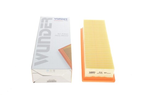 WH609 Фільтр повітряний Fiat Tempra/Tipo 1.4/1.6 90-96 WUNDER FILTER підбір по vin на Brocar