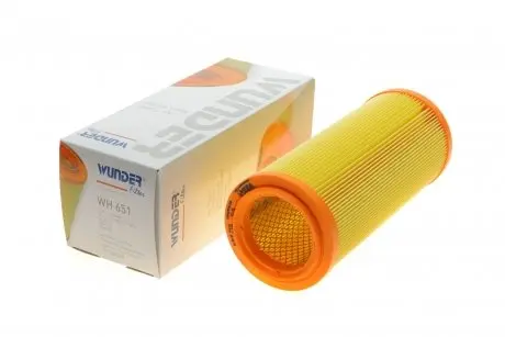 WH651 Фільтр повітряний Fiat Doblo 1.6i/1.9D/JTD 01- WUNDER FILTER підбір по vin на Brocar