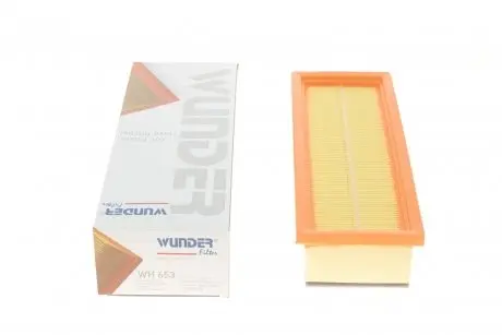WH653 Фільтр повітряний Fiat Doblo 1.4i 05- WUNDER FILTER підбір по vin на Brocar