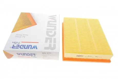 WH571 Фильтр воздушный Ford Mondeo V 1,6-2.0 CDTI 14- WUNDER FILTER подбор по vin на Brocar