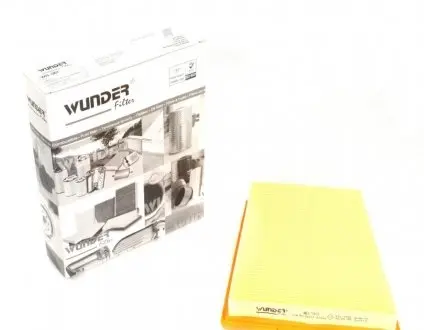 WH567 Фильтр воздушный Ford Fiesta/Fusion 1.6TDCI 04- WUNDER FILTER підбір по vin на Brocar