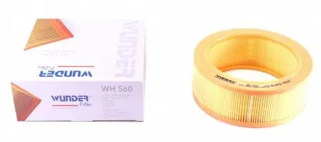 WH560 Фільтр повітряний Ford Transit 1.6-2.5D 85-94 WUNDER FILTER підбір по vin на Brocar