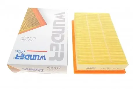 WH557 Фильтр воздушный Ford Focus 1.6 TDCi 04-12 WUNDER FILTER подбор по vin на Brocar