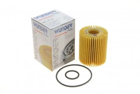 WY916 Фильтр масляный Lexus/Toyota 2.0/2.2 D-4D 05- WUNDER FILTER подбор по vin на Brocar