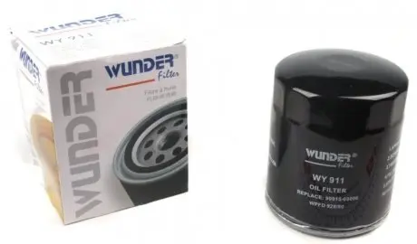 WY911 Фільтр масляний Toyota Land Cruiser 3.0D-4D WUNDER FILTER підбір по vin на Brocar