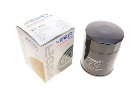 WY901 Фільтр масляний Mitsubishi Galant/Lancer 1.8D/TD/2.0D WUNDER FILTER підбір по vin на Brocar