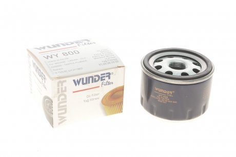 WY800 Фильтр масляный Renault Kangoo/Trafic/Opel Vivaro 1.9D/1.5dCi/1.4i/1.6i (50mm) WUNDER FILTER підбір по vin на Brocar