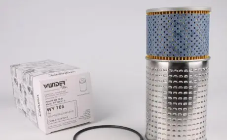 WY706 Фільтр масляний MB OM616-617 WUNDER FILTER підбір по vin на Brocar