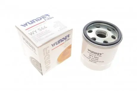 WY564 Фільтр масляний Ford Transit 2.3i 16V 06- /Focus/Mondeo/Mazda 1.8/2.0 00- WUNDER FILTER підбір по vin на Brocar