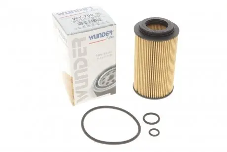 WY703 Фільтр масляний MB Sprinter/Vito CDI OM611/612/646 WUNDER FILTER підбір по vin на Brocar