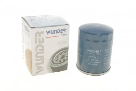 WY562 Фильтр масляный Citroen Berlingo/Peugeot Partner/Fiat Scudo 1.8/1.9D/1.4i/1.8i 96-99 WUNDER FILTER подбор по vin на Brocar