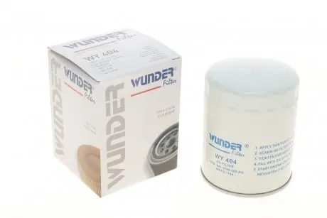 WY404 Фільтр масляний Fiat Ducato/Iveco 2.5D/2.8D WUNDER FILTER підбір по vin на Brocar