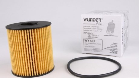 WY405 Фильтр масляный Ford Transit/Citroen Jumper 2.2HDI/2.4TDCi 06-/Peugeot 2.0HDI 03- (снят с производс) WUNDER FILTER подбор по vin на Brocar