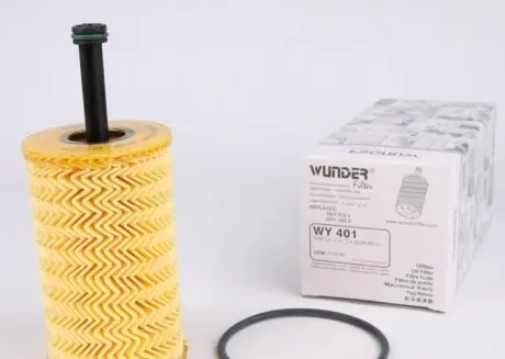 WY401 Фільтр масляний Citroen Berlingo/Peugeot Partner 1.4-1.6 I WUNDER FILTER підбір по vin на Brocar