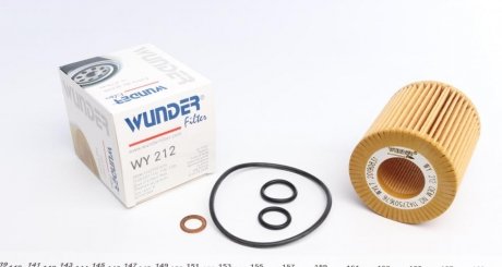WY212 Фильтр масляный BMW 3 (E46/E90) /5 (E60) 1.6/2.0/1.8/2.0 WUNDER FILTER підбір по vin на Brocar