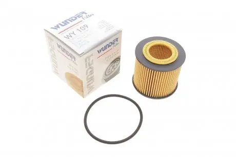 WY109 Фільтр масляний VW/Seat/Skoda 1.2i 09- WUNDER FILTER підбір по vin на Brocar