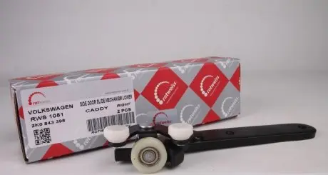 RWS1051 Ролик дверей (бічних/нижній) VW Caddy 03- (R) (з кронштейном) (2K0843398) ROTWEISS підбір по vin на Brocar