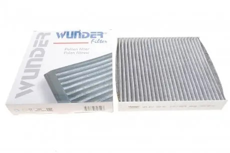 WPK813 Фільтр салону Renault Clio/Dacia Logan 12- (вугільний) WUNDER FILTER підбір по vin на Brocar