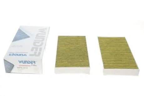 WPK812 Фільтр салону Renault Laguna III 07- (вугільний) WUNDER FILTER підбір по vin на Brocar