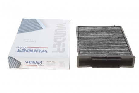 WPK802 Фільтр салону Renault Megane II 02- (вугільний) WUNDER FILTER підбір по vin на Brocar