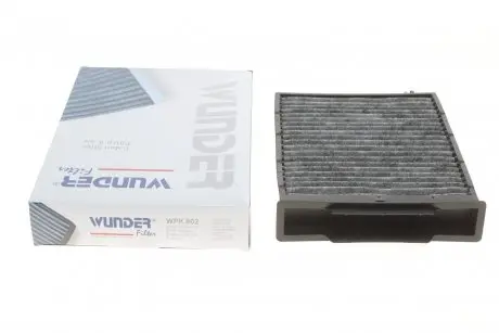 WPK802 Фильтр салона Renault Megane II 02- (угольный) WUNDER FILTER подбор по vin на Brocar