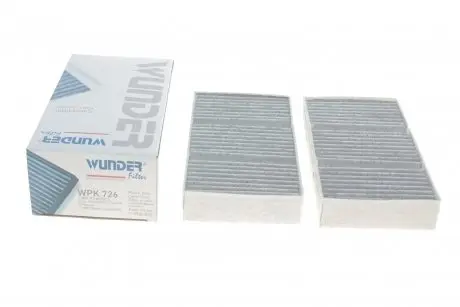 WPK726 Фільтр салону MB M-class (W166) 11- (вугільний) WUNDER FILTER підбір по vin на Brocar