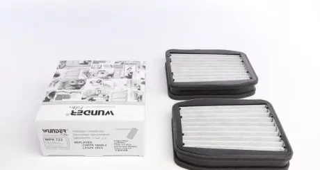 WPK723 Фільтр салону MB E-class (W211) 02-09 (вугільний) WUNDER FILTER підбір по vin на Brocar
