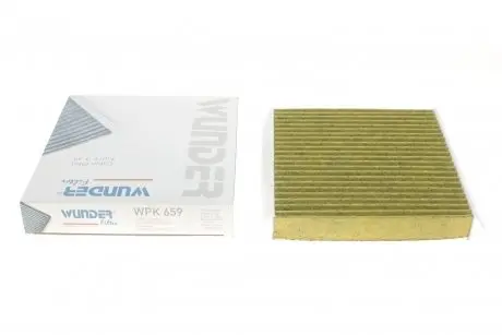WPK659 Фільтр салону Peugeot Bipper/Citroen Nemo 08- (вугільний) WUNDER FILTER підбір по vin на Brocar