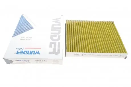 WPK511 Фильтр салона Ford Focus/Connect 11- (угольный) WUNDER FILTER подбор по vin на Brocar