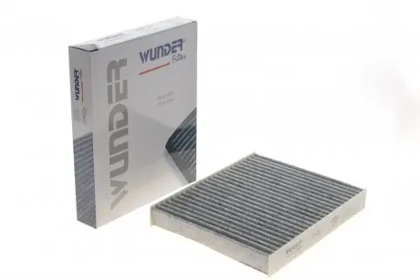 WPK507 Фільтр салону Ford Fiesta 01-10/ Fusion 02-12 (вугільний) WUNDER FILTER підбір по vin на Brocar