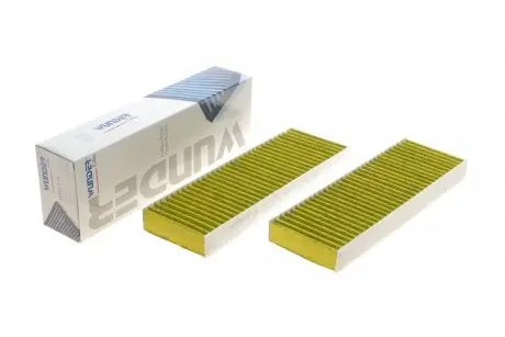 WPK410 Фильтр салона Citroen Berlingo/Peugeot Partner 08- (угольный) (к-кт 2 шт.) WUNDER FILTER подбор по vin на Brocar