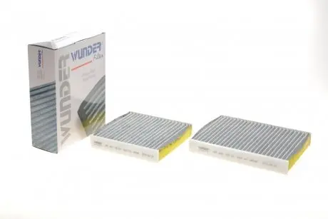 WPK409 Фільтр салону Citroen C3/Peugeot 207/208 09- (вугільний) WUNDER FILTER підбір по vin на Brocar