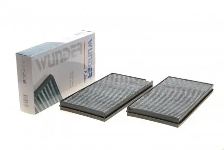 WPK210 Фільтр салону BMW 5 (E60) 3.0D 01- (вугільний) WUNDER FILTER підбір по vin на Brocar