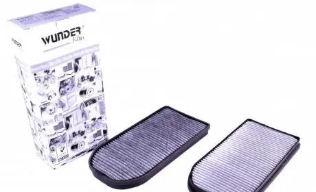 WPK208 Фильтр салона BMW 7 (E38) 2.5tds-5.4i (угольный) (к-кт 2 шт.) WUNDER FILTER підбір по vin на Brocar