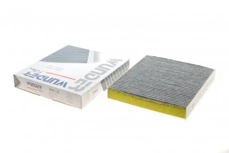 WPK122 Фильтр салона Skoda Fabia/Roomster/VW Polo 99-10 (угольный) WUNDER FILTER подбор по vin на Brocar