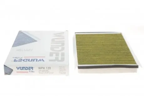 WPK120 Фільтр салону MB Sprinter/VW Crafter 06- (вугільний) WUNDER FILTER підбір по vin на Brocar