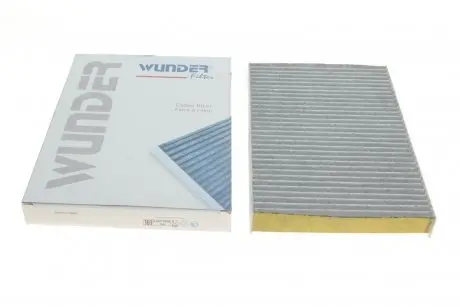WPK110 Фільтр салону Audi A6 1.8-2.8 (benzin)/1.9-2.5TDI -05 (вугільний) WUNDER FILTER підбір по vin на Brocar