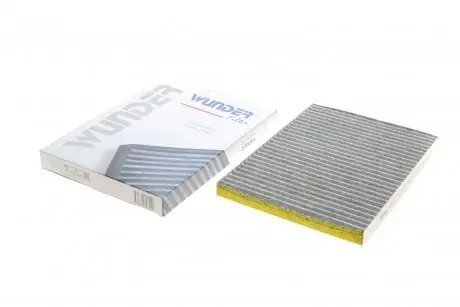 WPK101 Фильтр салона VW Golf 1.6/1.8/1.9SDI/1.9TDI/2.0-16V 97- (угольный) WUNDER FILTER подбор по vin на Brocar