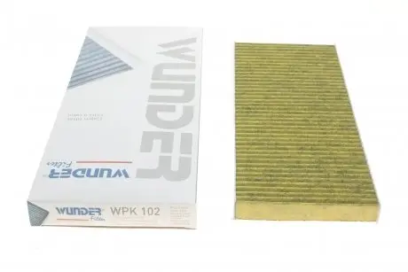 WPK102 Фільтр салону VW Passat 2.5TDI (вугільний) WUNDER FILTER підбір по vin на Brocar