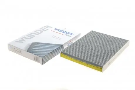 WPK104 Фільтр салону VW Golf IV/Skoda Octavia/Audi A3 1.0-3.2 92-10 (вугільний) WUNDER FILTER підбір по vin на Brocar