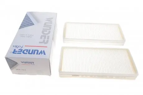 WP701 Фільтр салону MB E-class (W210) (к-кт 2шт.) WUNDER FILTER підбір по vin на Brocar