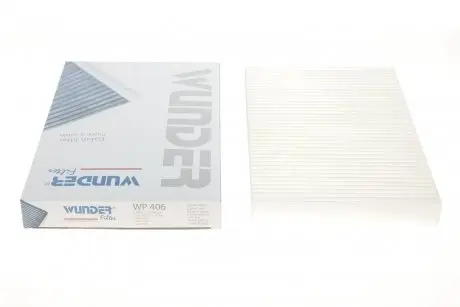 WP406 Фильтр салона Citroen C2/C3/C4/Peugeot 307/308 00- WUNDER FILTER подбор по vin на Brocar