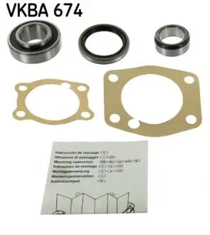 VKBA674 Підшипник колісний SKF підбір по vin на Brocar