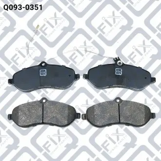 Q0930351 Колодки гальмівні передн.дискові Q-FIX підбір по vin на Brocar
