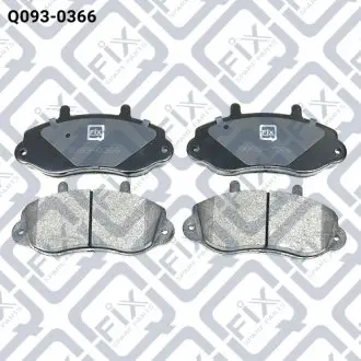 Q0930366 Колодки гальмівні передн.дискові Q-FIX підбір по vin на Brocar