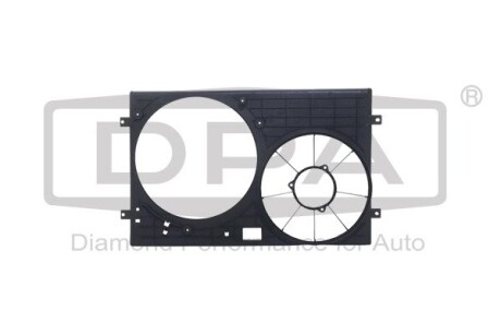 81210127102 Диффузор вентилятора Skoda Fabia (00-08)/VW Polo (02-09)/Seat Toledo (03-09),Ibiza (02-10) (81210127102) DPA DPA подбор по vin на Brocar