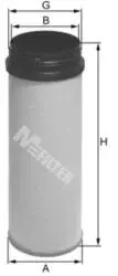 A819 Повітряний фільтр M-FILTER підбір по vin на Brocar