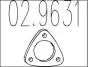 Прокладка глушителя уплотнительная Daewoo Lanos 04- 02.9631