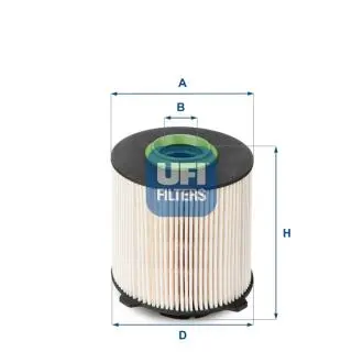 2605800 Топливный фильтр UFI подбор по vin на Brocar