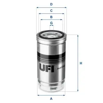 2441700 Топливный фильтр UFI підбір по vin на Brocar